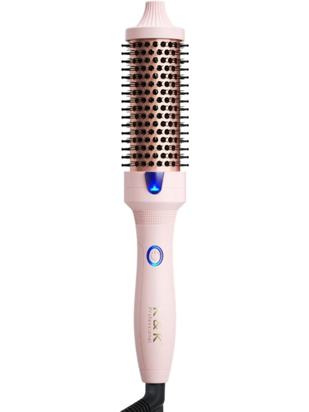1.5" Ceramic Tourmaline Ionic Curling Brush Volumizer - Hot Tool for Volume
